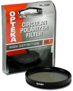 Opteka 58mm High Definition II Multi-Coated Circular Polarizing Glass Filter