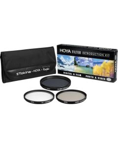 Hoya 72mm (HMC UV / Circular Polarizer / Warm) 3 Introduction Filter Kit with Pouch