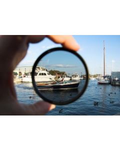 C-PL (Circular Polarizer) Multicoated | Multithreaded Glass Filter (40.5mm) for Olympus TG-5 & Olympus TG-6 (Includes Adapter)