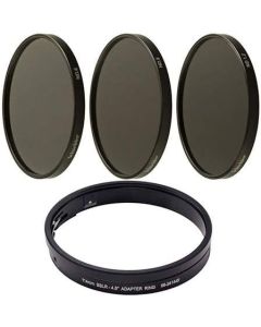 Schneider Compact Neutral Density Kit for 114mm/CP.2, Includes 4.5" Neutral Density 0.6/0.9/1.2 Filter, 114mm SSLR to 4.5" Adapter Ring