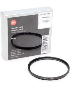 Leica E72 72mm UVa II Glass Filter, Black