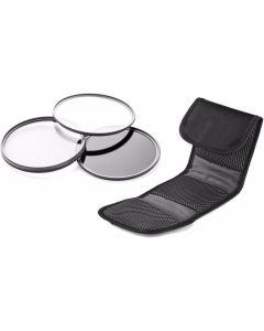 High Grade Multi-Coated, Multi-Threaded, 3 Piece Lens Filter Kit Compatible with Sony E 55-210mm f/4.5-6.3 OSS