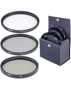 ProOptic 86mm Digital Essentials Filter Kit, with Ultra Violet (UV), Circular Polarizer and Neutral Density 2 (ND2) Filters, with Pouch