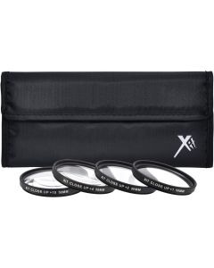 Xit XT58CU 58mm Closeup Filter Set - 4 Piece (Black)